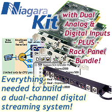 Niagara Kit with Dual Analog/Digital Inputs and Rack Panel Bundle Photo